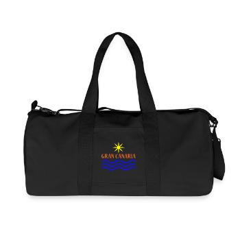 GRAN CANARIA Soleil Eau - Sac de sport en toile recyclée Stanley/Stella - noir - Devant