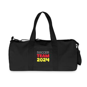 Germany soccer team 2024 Football Fan Tournament - Recycled Canvas Sports Bag by Stanley/Stella - black - Front