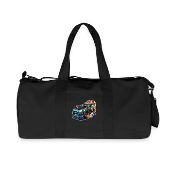 Sports Car Tuning Car - Recycled Canvas Sports Bag by Stanley/Stella - black - Front