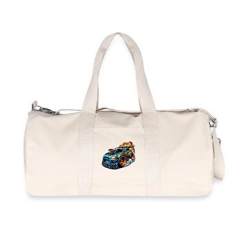 Voiture de sport tuning voiture - Sac de sport en toile recyclée Stanley/Stella - blanc naturel - Devant