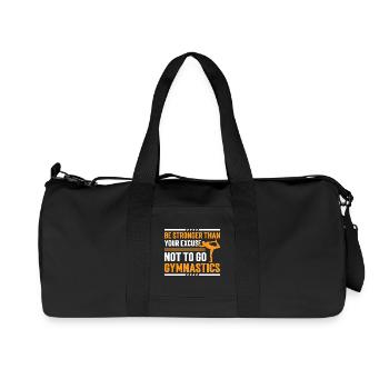 Gymnastik Training Fitness Gym - Recycelte Canvas-Sporttasche von Stanley/Stella - Schwarz - Vorne