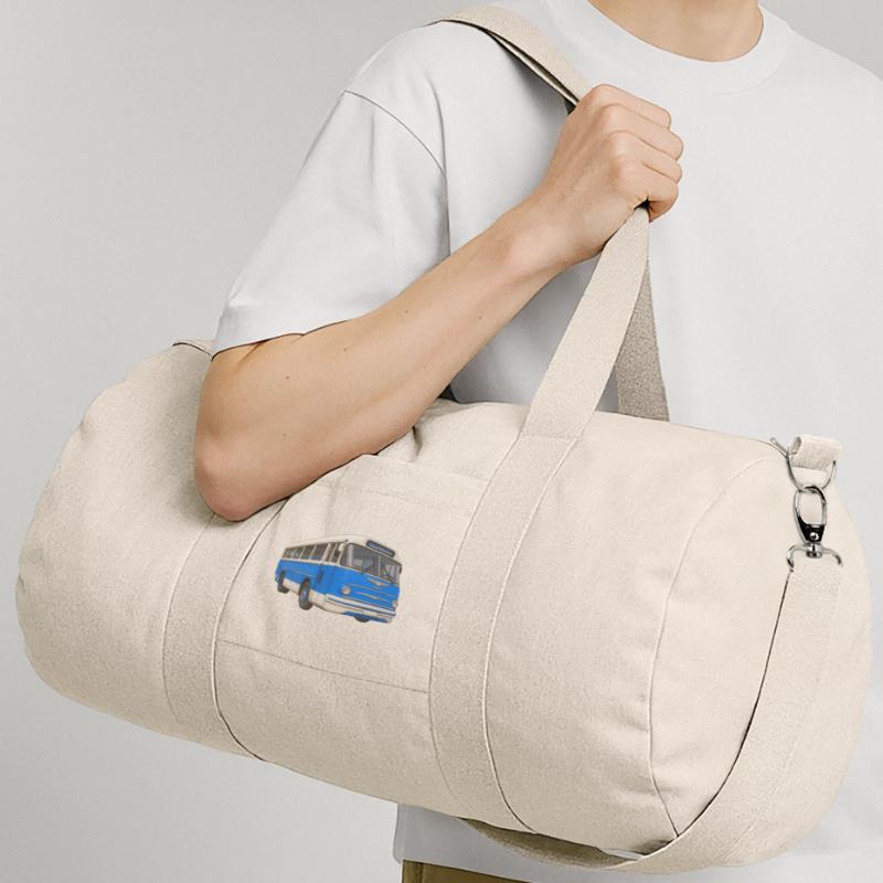 Alter blauer Bus Recycelte Canvas-Sporttasche von Stanley/Stella