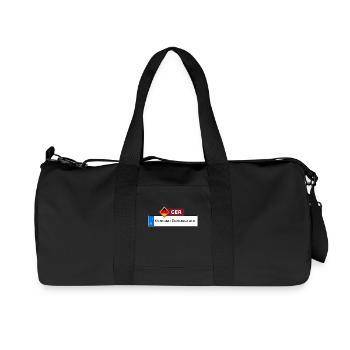 Démocratie sécurisée 2.0 | Cadeau - Sac de sport en toile recyclée Stanley/Stella - noir - Devant