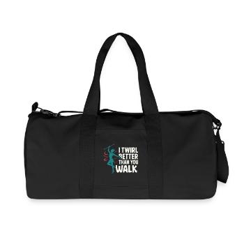 Baton Twirler Majorette Captain Squad Club - Recycled Canvas Sports Bag by Stanley/Stella - black - Front