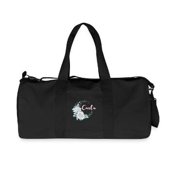 Für Carla - Recycelte Canvas-Sporttasche von Stanley/Stella - Schwarz - Vorne