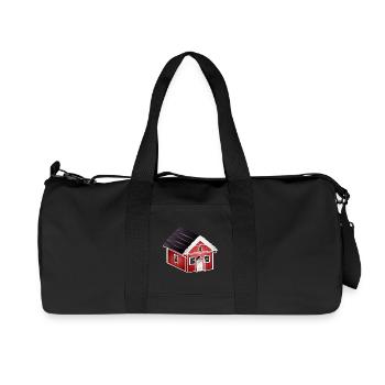 2192215_302465285_zauberhaftes_kleines_rotes_sc - Recycled Canvas Sports Bag by Stanley/Stella - black - Front