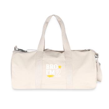 Bro ich bin 2 Jahre Alt Lustig Cool Geburtstag - Recycelte Canvas-Sporttasche von Stanley/Stella - Naturweiß - Vorne