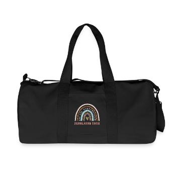 School Child 2026 - School Enrollment - First Grade - Recycled Canvas Sports Bag by Stanley/Stella - black - Front