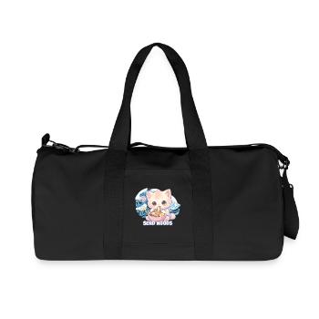 Ramen Katze Kanagawa - Recycelte Canvas-Sporttasche von Stanley/Stella - Schwarz - Vorne
