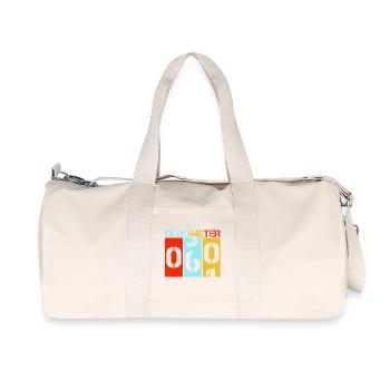 Oldometer 60 : Drôle de 60e anniversaire Rétro Design - Sac de sport en toile recyclée Stanley/Stella - blanc naturel - Devant