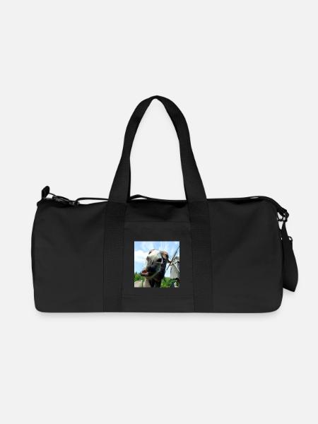 Esel - Recycelte Canvas-Sporttasche von Stanley/Stella - Schwarz