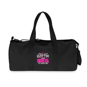 HERTA - Göttin - Recycelte Canvas-Sporttasche von Stanley/Stella - Schwarz - Vorne