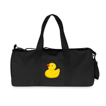 salle de bain bath baignoire bathtube shower douche36 - Sac de sport en toile recyclée Stanley/Stella - noir - Devant
