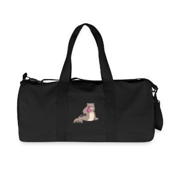 Seal Handkerchief - Recycled Canvas Sports Bag by Stanley/Stella - black - Front