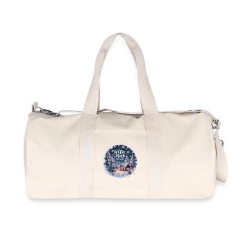 Winter Magic is in the Air – Winter Landscape - Recycled Canvas Sports Bag by Stanley/Stella - natural - Front