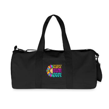 Cancer de l’enfant Survivant du cancer Le cancer pue - Sac de sport en toile recyclée Stanley/Stella - noir - Devant