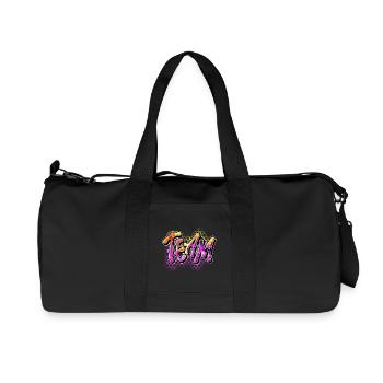 Team - Recycelte Canvas-Sporttasche von Stanley/Stella - Schwarz - Vorne
