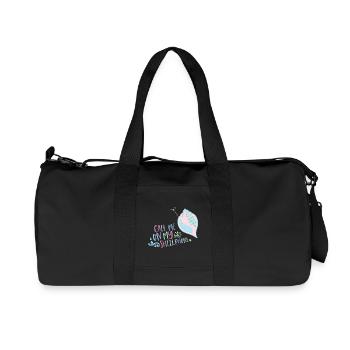 Appelez-moi sur mon Shellphone Mermaid rétro années 80 - Sac de sport en toile recyclée Stanley/Stella - noir - Devant