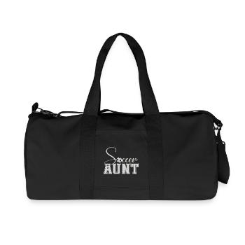 Fußball-Tante - Recycelte Canvas-Sporttasche von Stanley/Stella - Schwarz - Vorne