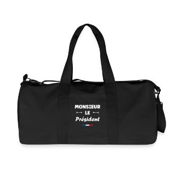 president - Recycled Canvas Sports Bag by Stanley/Stella - black - Front