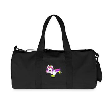 Einhorn Eislaufen Schlittschuhe Wintersport - Recycled Canvas Sports Bag by Stanley/Stella - black - Front