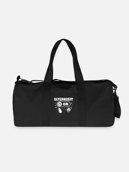 Parental Leave On - Baby - Recycled Canvas Sports Bag by Stanley/Stella - black
