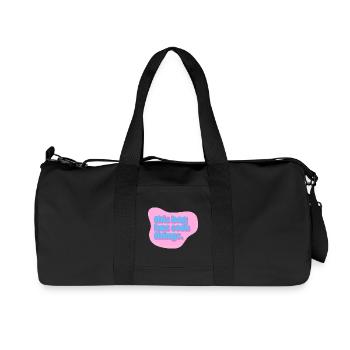 Funny Typography Design – This Bag Has Seen Things - Recycelte Canvas-Sporttasche von Stanley/Stella - Schwarz - Vorne