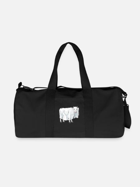 Kuh Halloween Geist - Recycelte Canvas-Sporttasche von Stanley/Stella - Schwarz