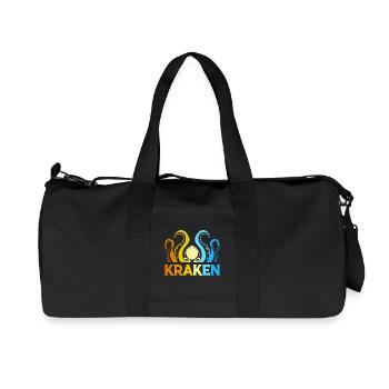 Octopus Octopus Octopus Octopus - Recycled Canvas Sports Bag by Stanley/Stella - black - Front