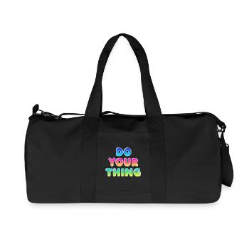 Do Your Thing Motivations Statement Style - Recycled Canvas Sports Bag by Stanley/Stella - black - Front