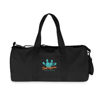 Pickleball Funny Player Dink Happens Joy Of The - Recycled Canvas Sports Bag by Stanley/Stella - black - Front