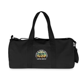 Legendary since 1971, Vintage Edition 1971 Retro - Recycled Canvas Sports Bag by Stanley/Stella - black - Front
