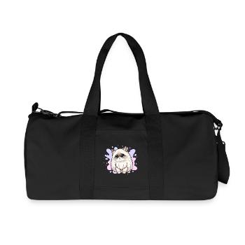 Tear cat heart cat - Recycled Canvas Sports Bag by Stanley/Stella - black - Front