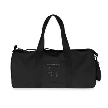 Le remède à tout... pour les produits sombres - Sac de sport en toile recyclée Stanley/Stella - noir - Devant