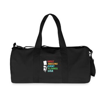 Event Planer - Recycelte Canvas-Sporttasche von Stanley/Stella - Schwarz - Vorne