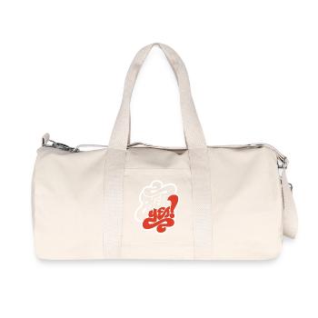 hell yes! - Recycled Canvas Sports Bag by Stanley/Stella - natural - Front