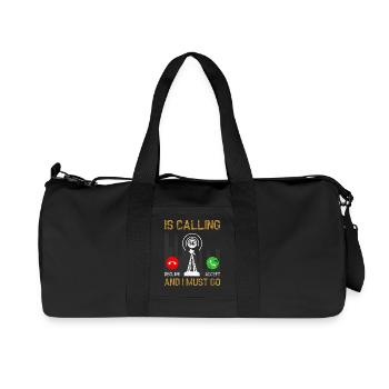 5G Signal City Dilemma - Recycled Canvas Sports Bag by Stanley/Stella - black - Front