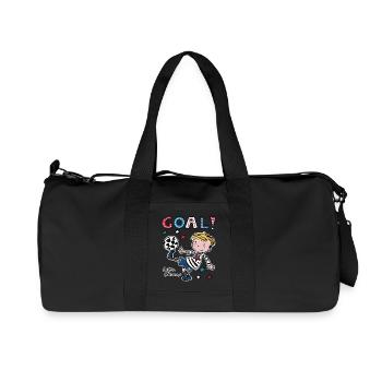 Little Champ - Recycelte Canvas-Sporttasche von Stanley/Stella - Schwarz - Vorne