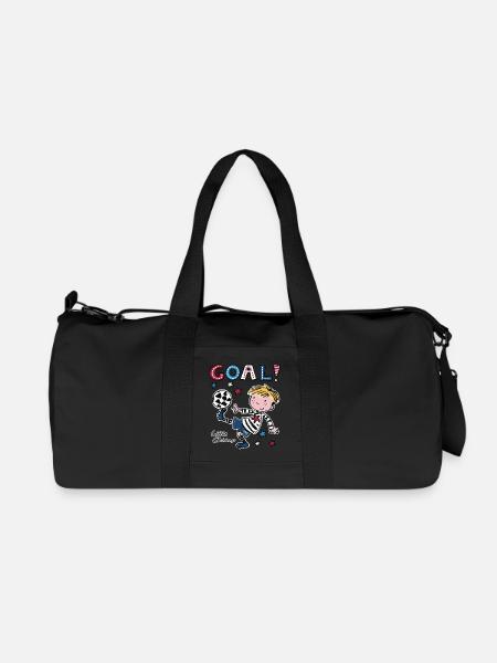 Little Champ - Recycelte Canvas-Sporttasche von Stanley/Stella - Schwarz