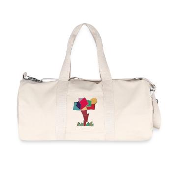 Arbre heureux - Sac de sport en toile recyclée Stanley/Stella - blanc naturel - Devant