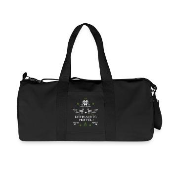 Noël , Noël moche - Sac de sport en toile recyclée Stanley/Stella - noir - Devant