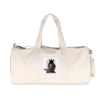 Self-knowledge – The origin of all wisdom - Recycled Canvas Sports Bag by Stanley/Stella - natural - Front
