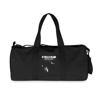 Carte des Seychelles Boussole Vintage Design - Sac de sport en toile recyclée Stanley/Stella - noir - Devant