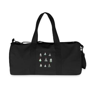 White Christmas - Recycled Canvas Sports Bag by Stanley/Stella - black - Front