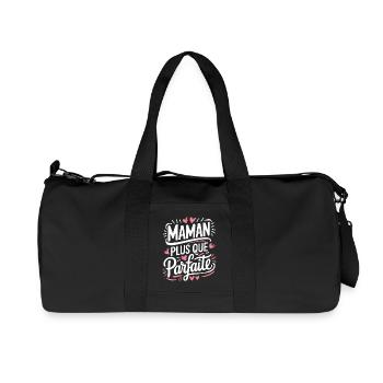 More than perfect mom - Recycled Canvas Sports Bag by Stanley/Stella - black - Front
