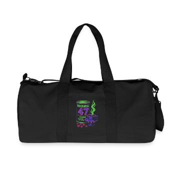 Rockwell 47 Neon Coffee Art - Recycled Canvas Sports Bag by Stanley/Stella - black - Front