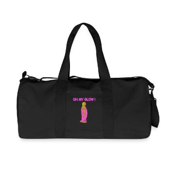 Oh My Glow Virgin Mary Gold Halo - Recycled Canvas Sports Bag by Stanley/Stella - black - Front