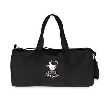 Roule Ma Poule – Humour Cycliste Vélo Homme Gift - Recycled Canvas Sports Bag by Stanley/Stella - black - Front
