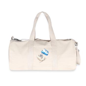 Conception de la batteuse à main à la crème fouettée - Sac de sport en toile recyclée Stanley/Stella - blanc naturel - Devant