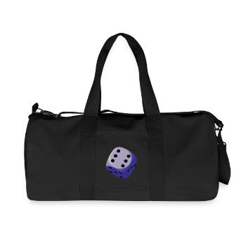 Würfel, Spiel, Spaß - Recycelte Canvas-Sporttasche von Stanley/Stella - Schwarz - Vorne